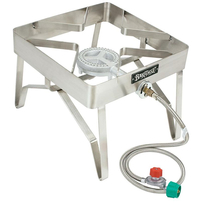 Bayou Classic  Stainless Steel Outdoor Patio Propane Stove With High Pressure Propane Gas Burner 1114, 1 of 2
