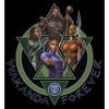 Women's Black Panther: Wakanda Forever Character Portrait Triangles T-Shirt - 2 of 4