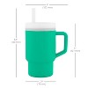 LunaLulinlk My 1st Tumbler – Adorable 9 oz. Training Cup with Toddler-Friendly Straw and Handle, Alpine - 2 of 4