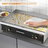ROVSUN 30" Electric Countertop Griddle - 3000W Teppanyaki Grill, Stainless Steel with Adjustable Temperature 122°F-572°F, Plug-in - 4 of 4