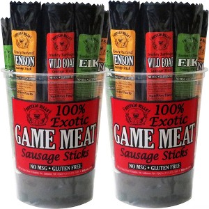 Buffalo Bills 15-ct Assorted Exotic Game Sticks (Elk, Venison & Wild Boar) - Two 15-ct Tubs - 1 of 4