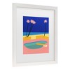 Trademark Fine Art - Rosi Feist  Malibu Beach Matted Framed Art - 3 of 4