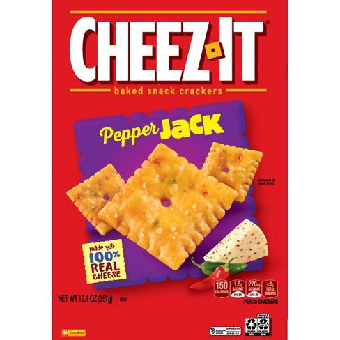 Cheez It Pepper Jack Baked Snack Crackers 12 4oz Target