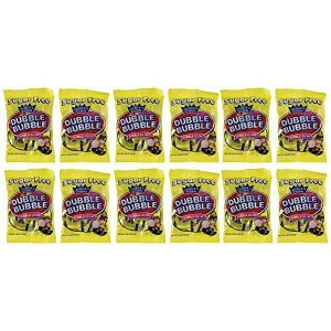 Dubble Bubble Sugar Free Bubble Gum – Classic Pink Twist Wrapped Bubble Gum – 3.25 oz Bags – Available in 1 Pack, 3 Pack, or 12 Pack - 1 of 4
