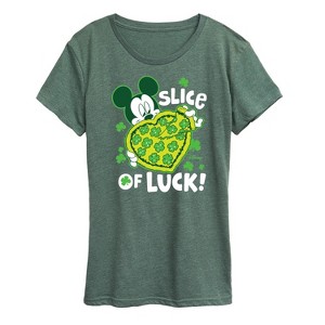 Women's - Disney - Slice Of Luck Short Sleeve Graphic T-Shirt - 1 of 4