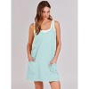 Women Athletic Dress Summer Tennis Workout Active Sports Mini Romper Dress Built In Shorts Travel Vacation Clothes - 3 of 4