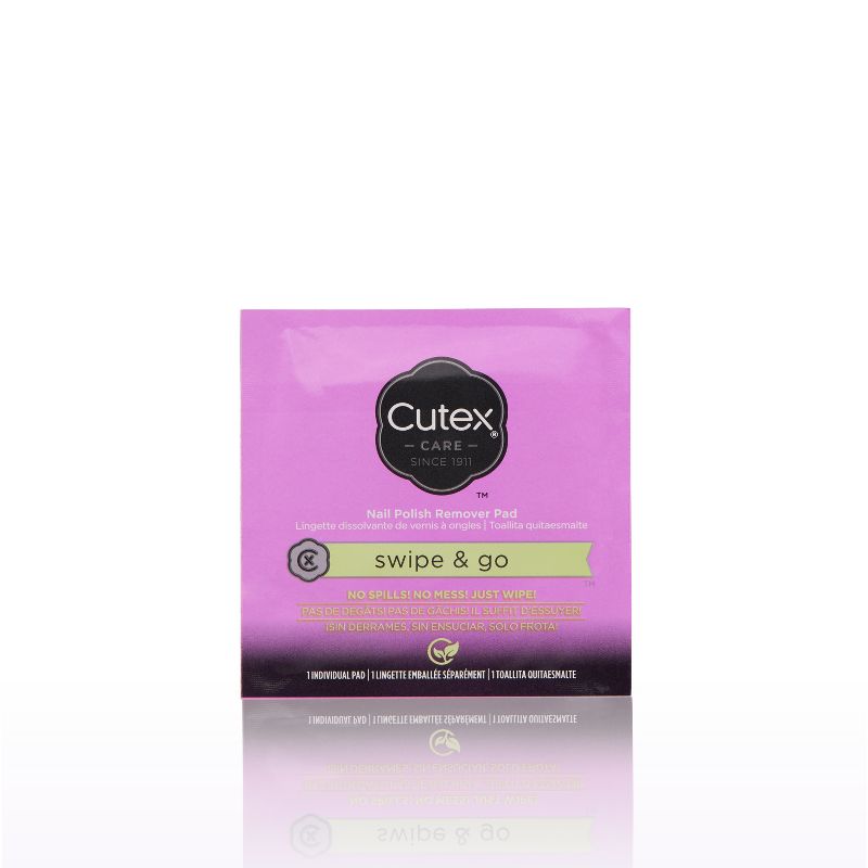 Cutex Swipe and Go Nail Polish Remover Pads - 10ct - 3.5oz, 3 of 10