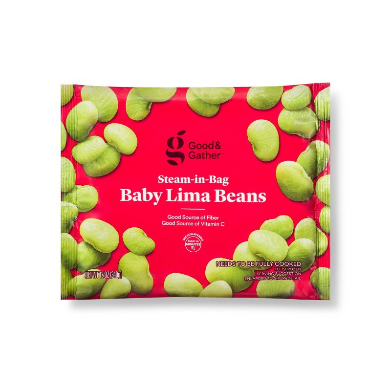 Frozen Baby Lima Beans - 12oz - Good &#38; Gather&#8482;, 1 of 3