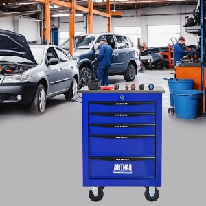 VASIP Double-Door Dustproof Tool Cart  with Layered Clapboard, Multifunctional Tool for Home,Garage - 1 of 4