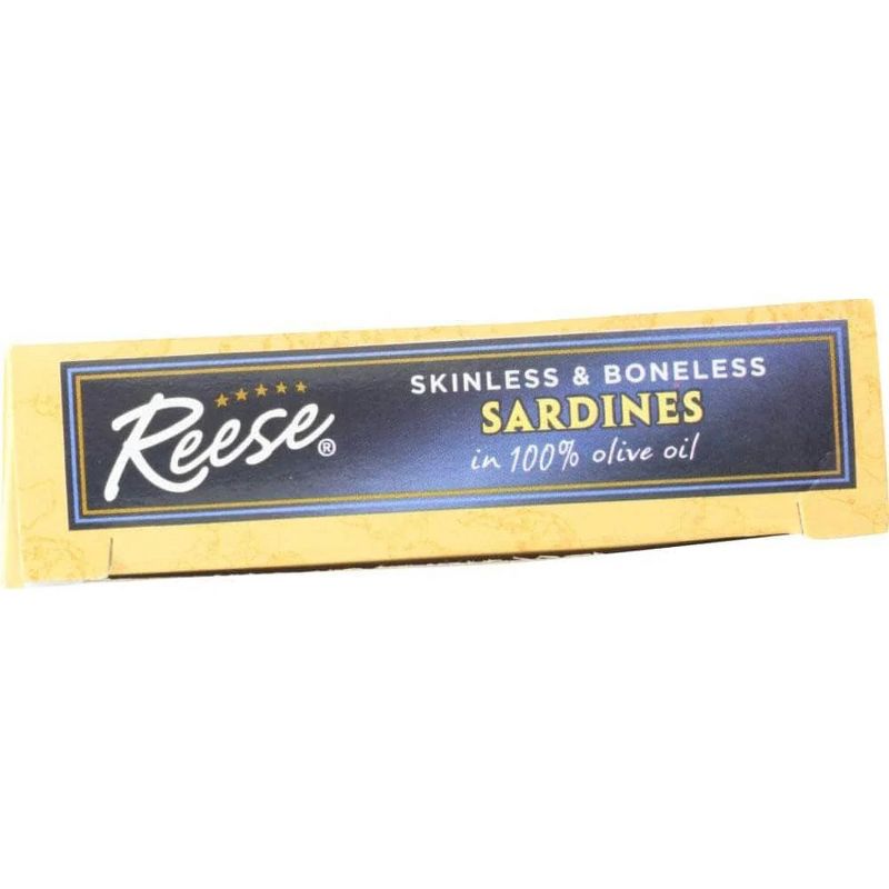 Reese Skinless & Boneless Sardines in Olive Oil - Case of 10/3.75 oz, 5 of 7