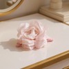 Anna-Kaci Large Sheer Fabric Flower Hair Clip with Layered Petal Design 5in - Mauve Pink - 4 of 4