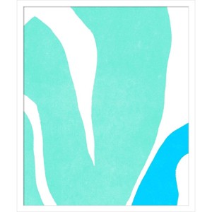 21" x 25" Color Cuts XIV by June Erica Vess Wood Framed Wall Art Print - Amanti Art: Contemporary Acrylic Lithograph, Vertical Layout - 1 of 4