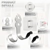 phiestina Decorative Huacu-Shaped Hooks, No-Drill Hanging Hooks for Clothes, Hats, Small Items, Set of 5 - 3 of 4