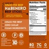 Mission Meats Beef Sticks, 100% Grass Fed & Pasture Raised, Zero Sugar, Gluten Free, Healthy Snacks, Whole 30, Paleo, Habanero 1oz - 2 of 2