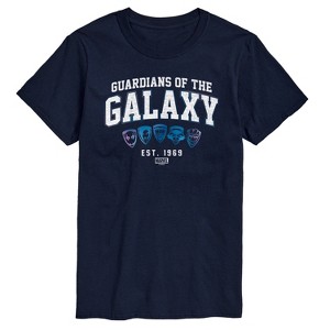 Men's - Marvel - Guardians of the Galaxy Collegiate Short Sleeve Graphic T-Shirt - 1 of 3