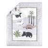 The Peanutshell Dino Green Crib Bedding Set,  4pc to 12 Pc, For Boys - 2 of 4