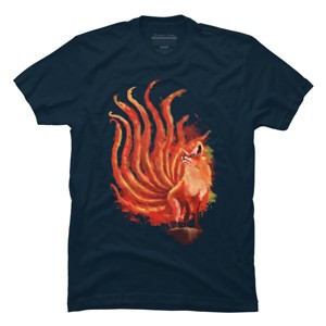 Men's Design By Humans nine tailed fox By diablojozu T-Shirt - 1 of 4