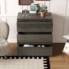 Famapy 3 - Drawer Cabinet Dresser Chest,Large Nightstand: Sleek Design, Ample Storage–Ideal for Home - 3 of 4