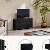 FURNIinspire Utility Storage Cabinets 5 Drawer Multi-Functional Tall Dresser Ideal for Organization in Kids Rooms and Beyond, Black, 39.3"*11.8"*20.8" - 2 of 4