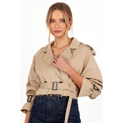 Petal and Pup Izzi Crop Trench Jacket