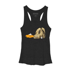 Women's Design By Humans Dragon making Tea By djrbennett Racerback Tank Top - 1 of 3