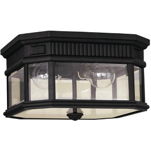 Generation Lighting Cotswold Lane 11 1/2" Wide Black Ceiling Light - 1 of 2