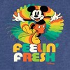 Girls' - Disney - Mickey Mouse Feeling Fresh Fitted Short Sleeve Graphic T-Shirt - 2 of 4