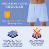 6-Pack Wearever Men's 2-in-1 Reusable Incontinence Boxers - 3 of 4