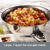All-Clad 7 Quart Stainless Steel Electric Skillet, 1800W, Silver - 2 of 4