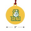 Siena College Primary Logo Aluminum Holiday Christmas Tree Ornament  3.0" (7.6 cm) x 3.37" (8.6 cm) - 3 of 4