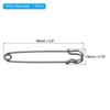 Unique Bargains Large Metal Sturdy Sewing Safety Pins for Blankets 20 Pcs - 2 of 4