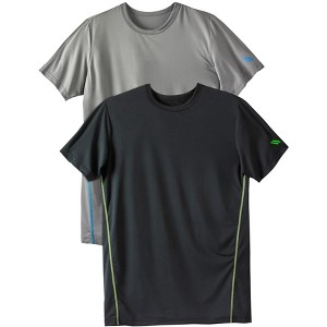 KingSize Men's Big & Tall Performance Crewneck Undershirt 2-Pack - 1 of 4
