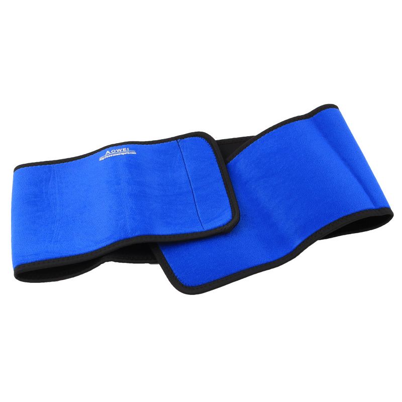 Unique Bargains Neoprene Yoga Adjustable Wrap Lower Back Waist Support Blue 1 Pc, 2 of 6