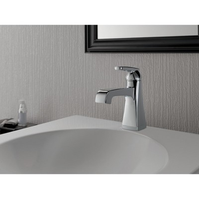 Ashlyn Chrome Single Handle Modern Bathroom Faucet