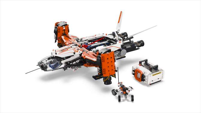 LEGO Technic VTOL Heavy Cargo Spaceship LT81 Building Toy 42181, 2 of 9, play video