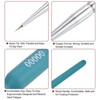 Unique Bargains Detail Nylon Miniature Painting Brush 3 Pcs - 4 of 4