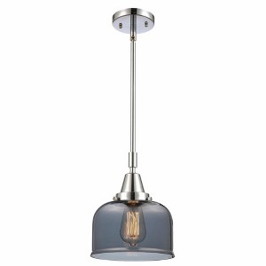 Bell - 1 Light Stem Hung Mini Pendant In Industrial Style-11.13 Inches Tall and 8 Inches Wide - 1 of 1