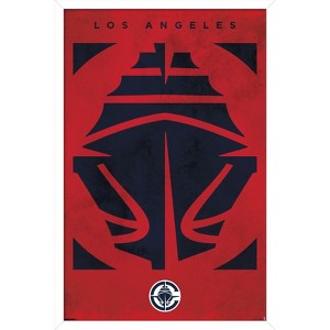 Trends International NBA Los Angeles Clippers - Logo 25 Framed Wall Poster Prints - 1 of 4