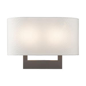 Livex Lighting 2 - Light Wall Light in  Bronze - 1 of 4
