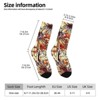Abstract Colorful Flowers Women Printed Crew Socks Funny Funky Socks Soft Polyester Novelty Gifts for Artists Men - 2 of 4