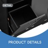 68" Tall Bathroom Storage Cabinet with Doors,Four-layeropen Shelves and Tilt-Out Laundry Hamper,Adjustable Shelf - Leovsnove - 4 of 4