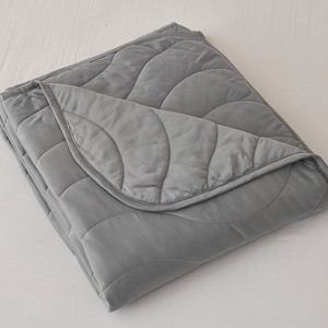 Double-sided cooling comforter, machine washable, featuring breathable cooling-tech fabric Lightweight and thin - 1 of 4