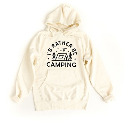 Simply Sage Market Women's Graphic Hoodie I'd Rather Be Camping Tent