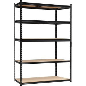 5-Tier Heavy Duty Garage Shelving Units, Adjustable Storage Shelves,Loads 2000 LBSS,Garage Storage Shelving, Metal Storage Utility Rack Shelf Unit - 1 of 4