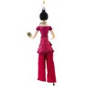 Italian Ornaments 7.0 Inch Boss In Fuchsia Fashion Italian Lady Tree Ornaments - 3 of 4