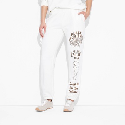 Women's Excellence Graphic Joggers - Off-White