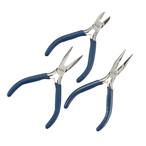 3Pcs Jewelry Pliers Jewelry Making Pliers Tools Kit with Needle