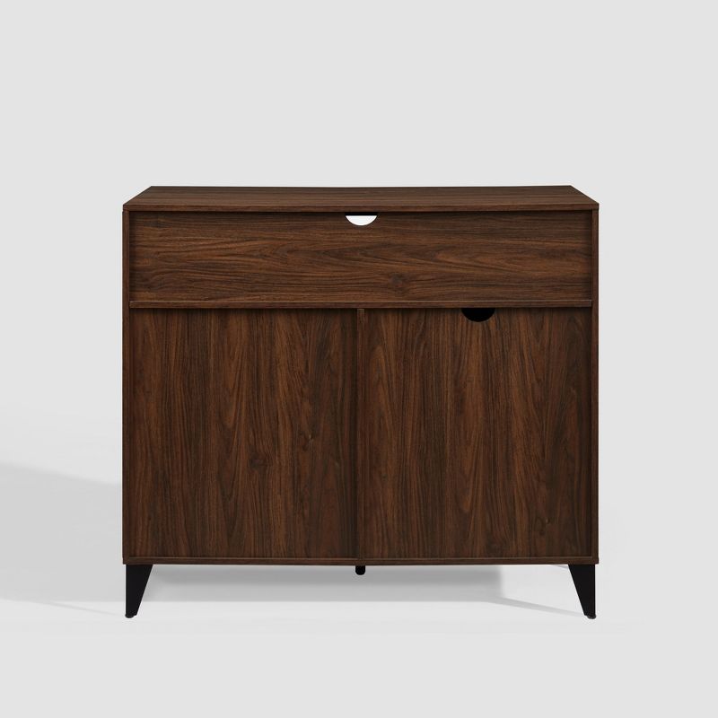 Transitional Pull Out Secretary Desk - Saracina Home, 4 of 11