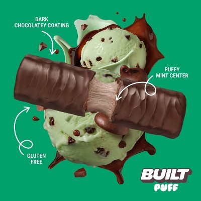 Built Bar Puff Mint Chip Protein Bars - 17g Protein - 1.41oz/8ct