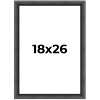 PosterPalooza | Refined Black Picture Frame - UV Acrylic, Foam Board Backing, Hanging Hardware - 2 of 4